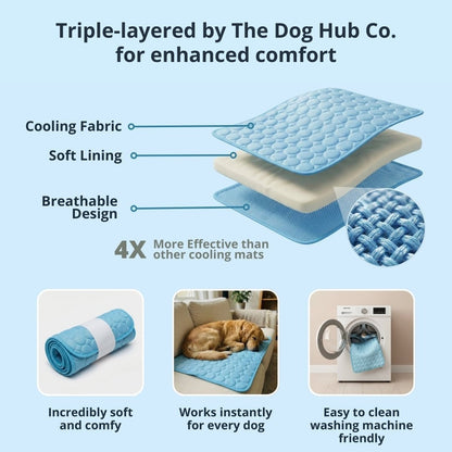 🐶🐈Pet Cooling Mat - Keep Your Pet Cool Even on the Hottest Days