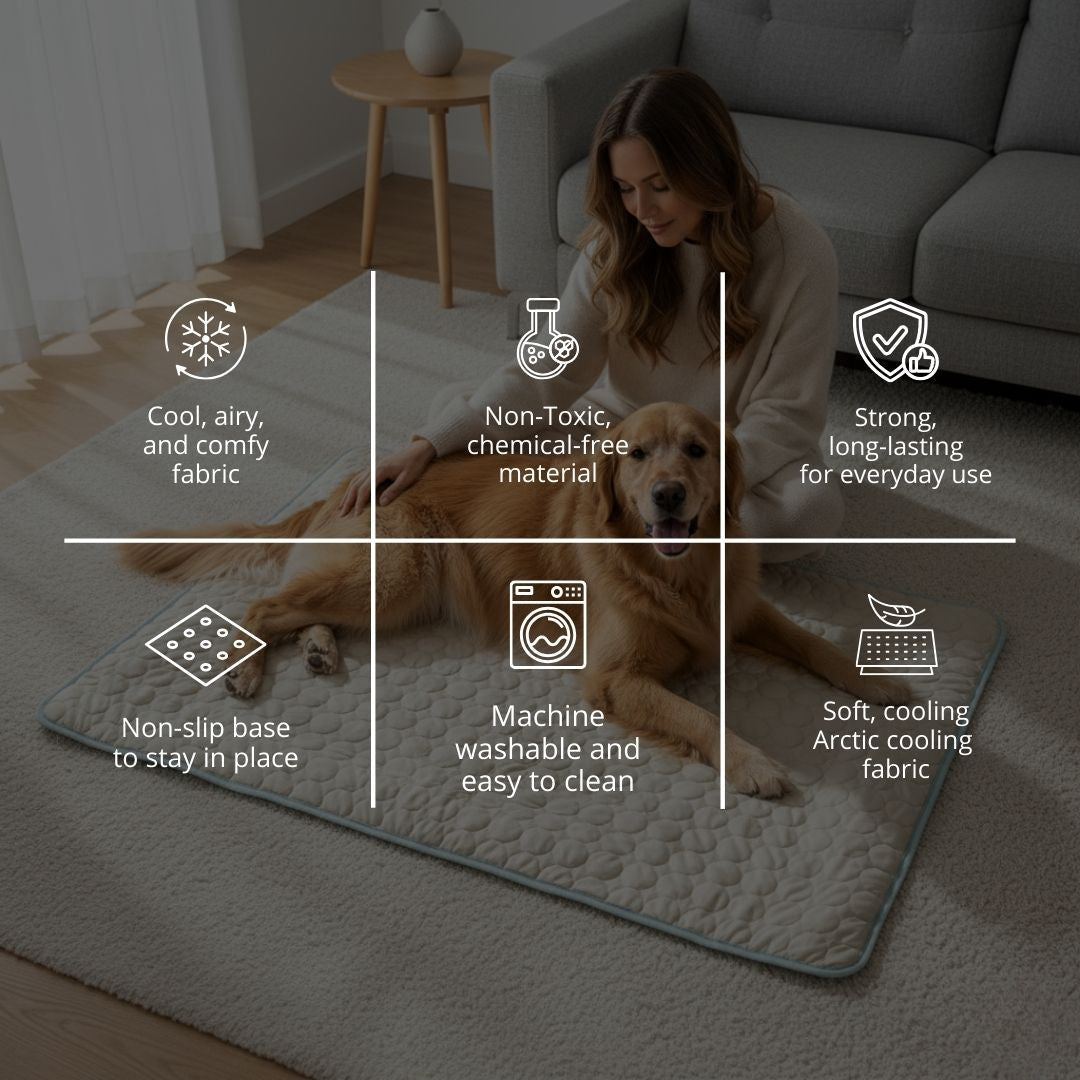 🐶🐈Pet Cooling Mat - Keep Your Pet Cool Even on the Hottest Days