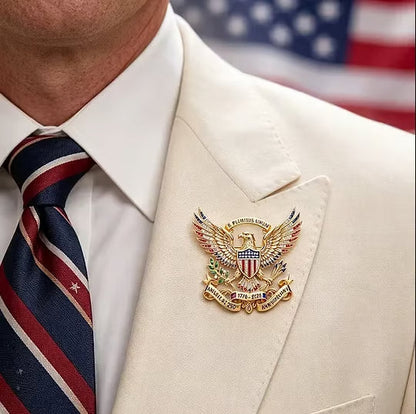 LBMLBM™US 250th Anniversary Brooch Pin-Celebrate 250 Years of American Freedom