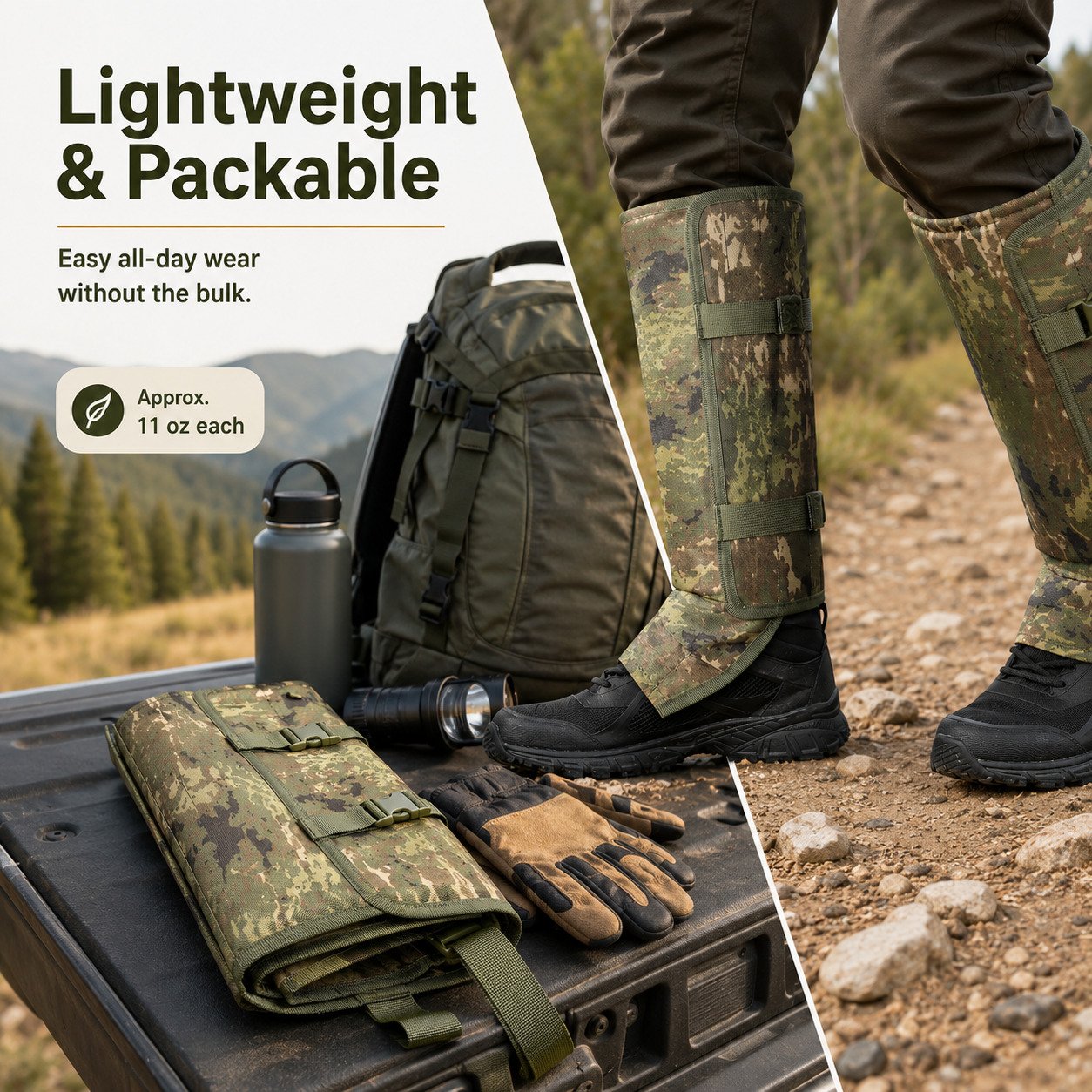 LBMLBM™Professional Snake Guard Gaiters – Lightweight Leg Protection for Outdoor Use