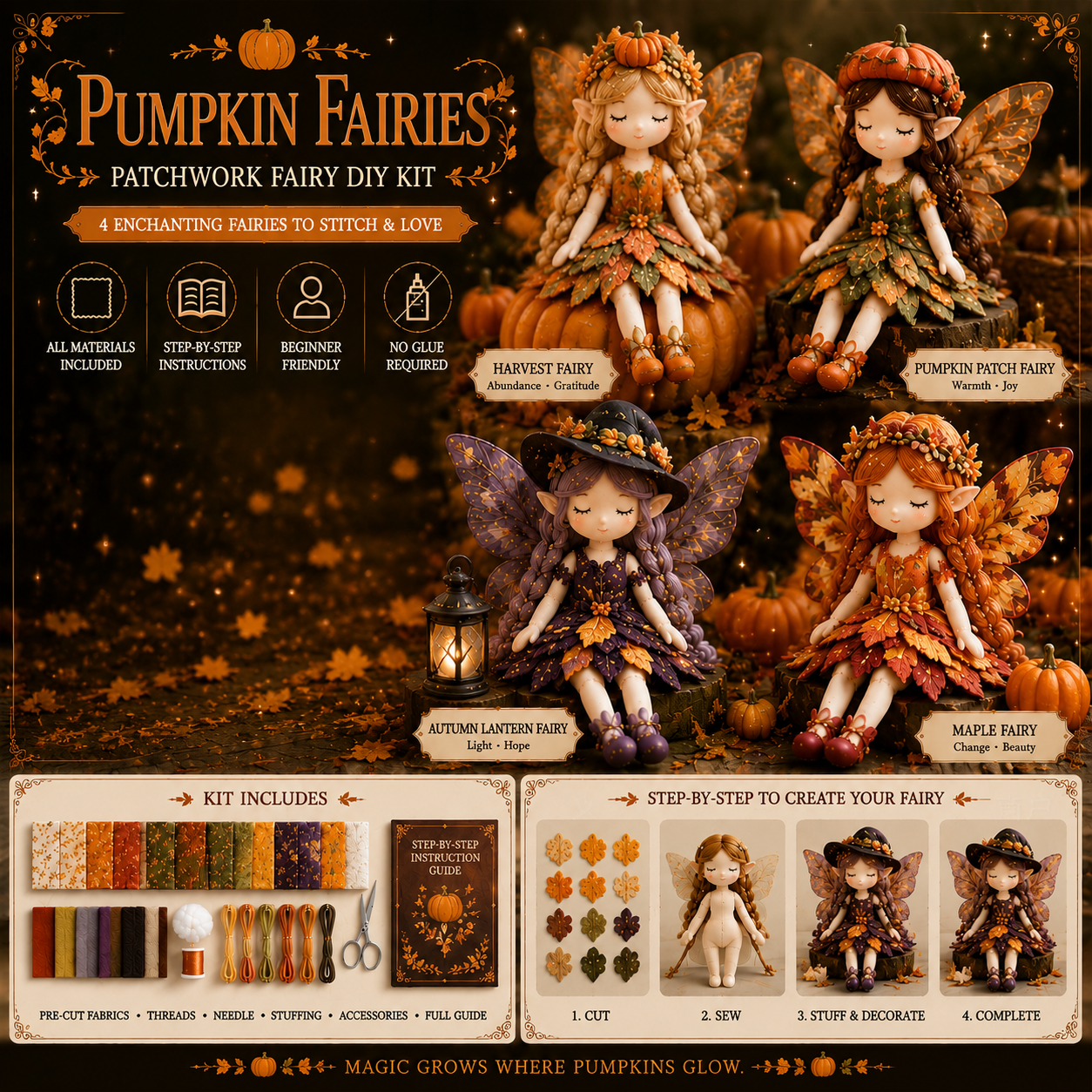 🔥Fairy Patchwork DIY Collection