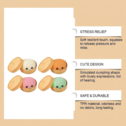 LBMLBM™Cute Dumpling Squeeze Toy-Squeeze away stress anytime, anywhere