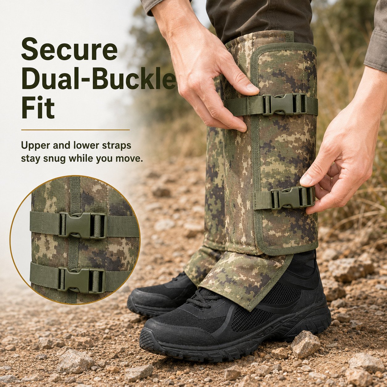 LBMLBM™Professional Snake Guard Gaiters – Lightweight Leg Protection for Outdoor Use