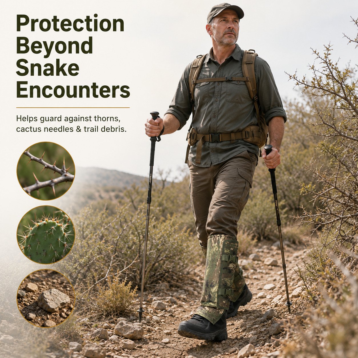 LBMLBM™Professional Snake Guard Gaiters – Lightweight Leg Protection for Outdoor Use