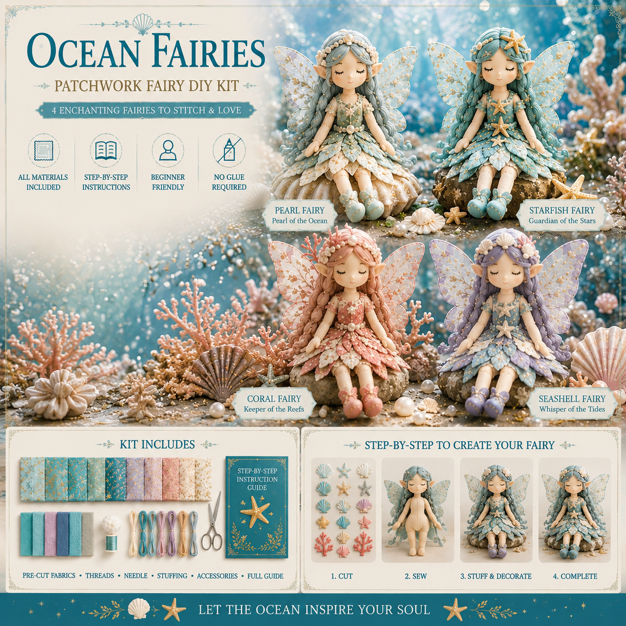 🔥Fairy Patchwork DIY Collection