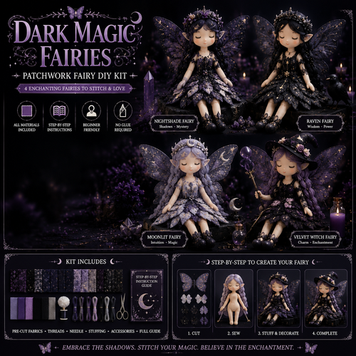 🔥Fairy Patchwork DIY Collection-Create Your Own Little Fairy World ✨