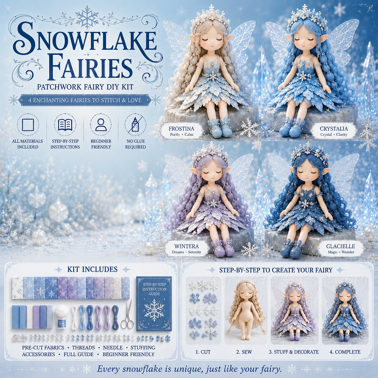 🔥Fairy Patchwork DIY Collection