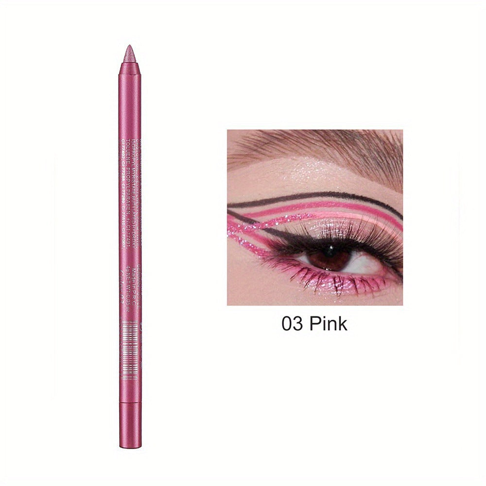 LBMLBM™ Eyeliner Pencil Waterproof Colored Paste Liners with Metallic & Shimmer Finishes Smudge-Proof