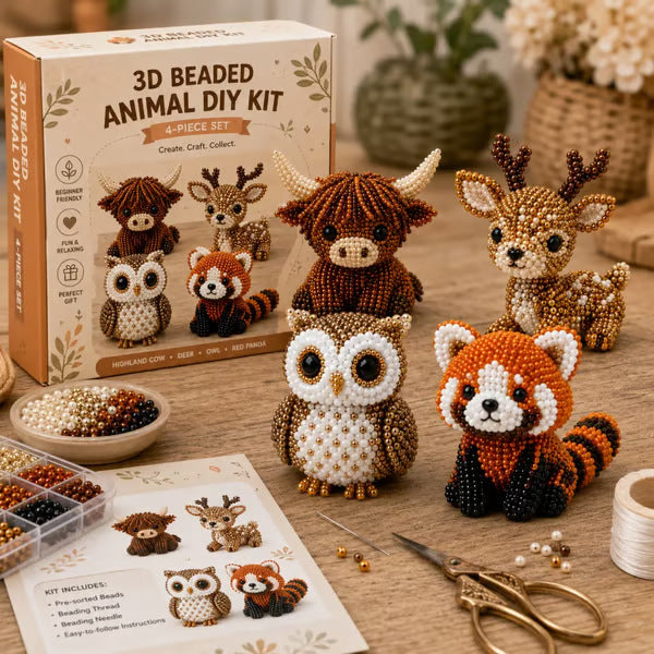 ✨LBMLBM™Creative Beaded Mini World 3D DIY Kit Collection-Build Your Own Tiny Beaded World