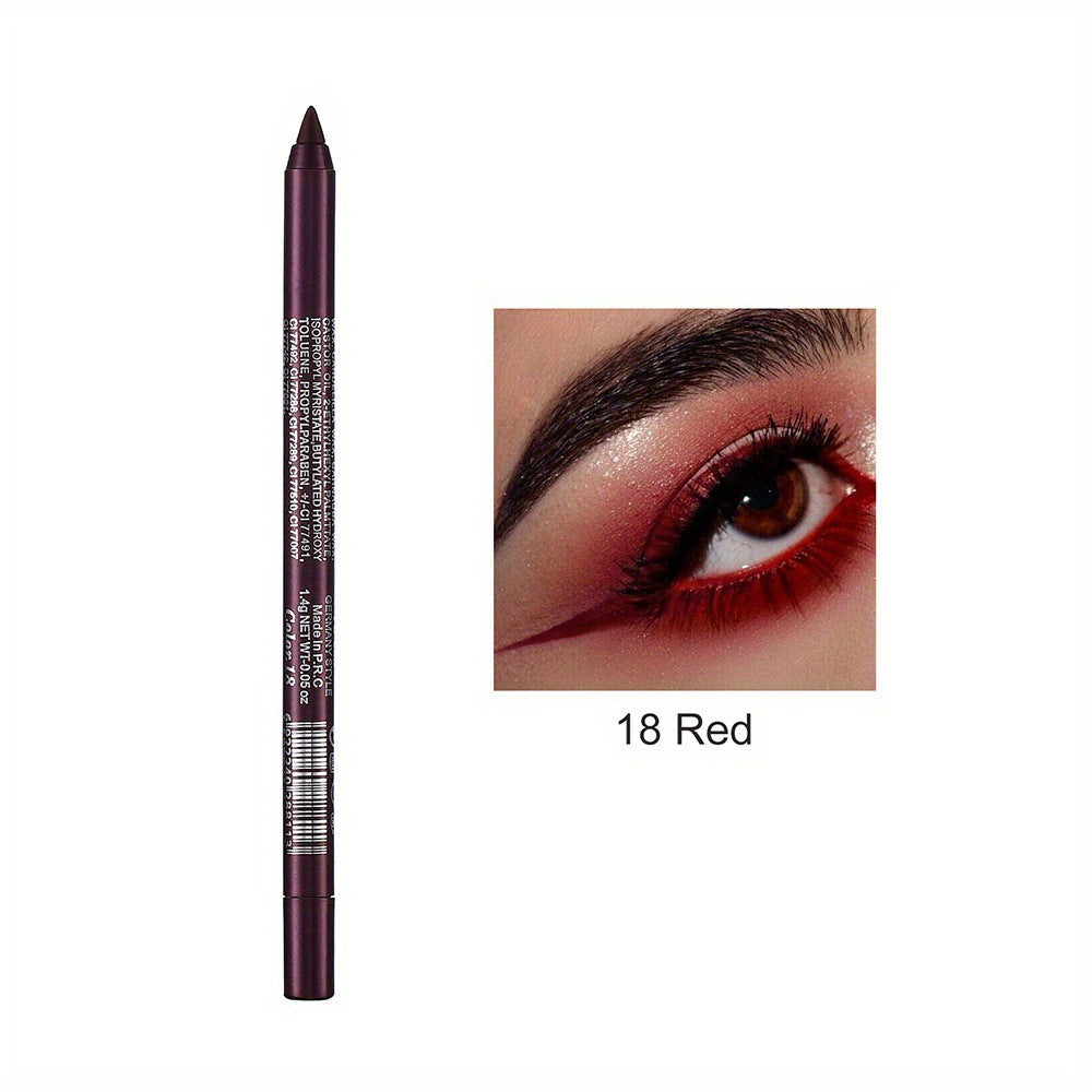LBMLBM™ Eyeliner Pencil Waterproof Colored Paste Liners with Metallic & Shimmer Finishes Smudge-Proof