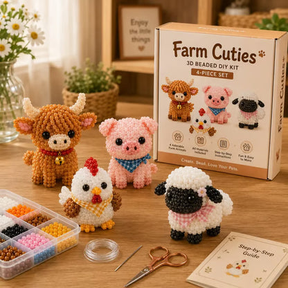 ✨LBMLBM™Creative Beaded Mini World 3D DIY Kit Collection-Build Your Own Tiny Beaded World