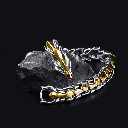 🔥Limited-Time Dragon Head Bracelet Sale🐉-Unleash the Dragon’s Power, Wear Strength & Style🎁