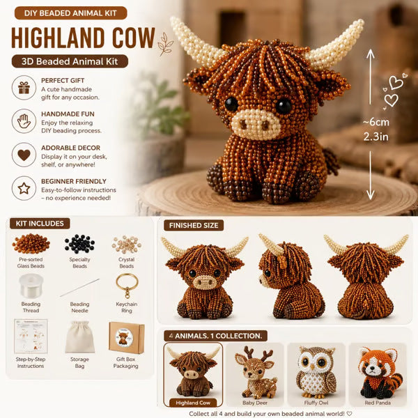 ✨LBMLBM™Creative Beaded Mini World 3D DIY Kit Collection-Build Your Own Tiny Beaded World