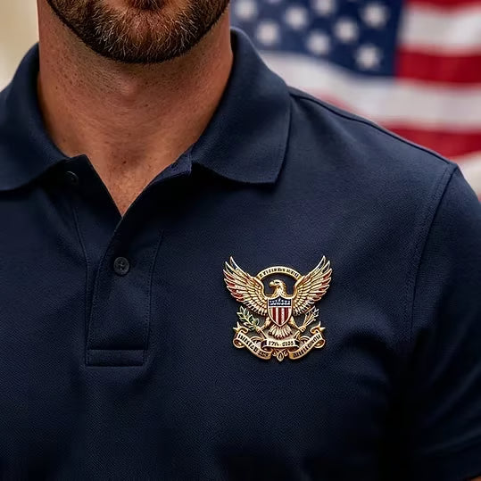 LBMLBM™US 250th Anniversary Brooch Pin-Celebrate 250 Years of American Freedom
