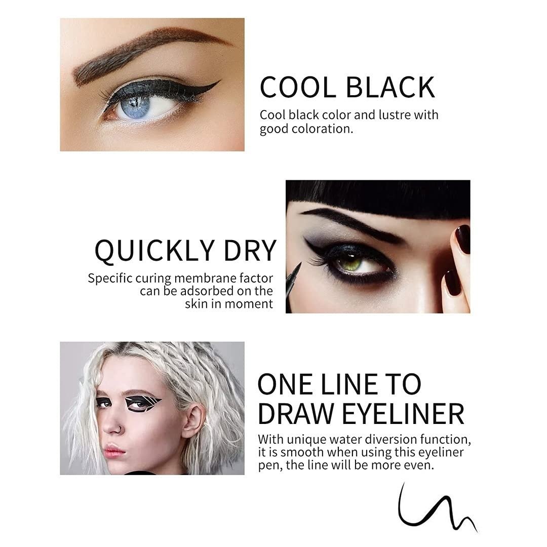 LBMLBM™ Eyeliner Pencil Waterproof Colored Paste Liners with Metallic & Shimmer Finishes Smudge-Proof