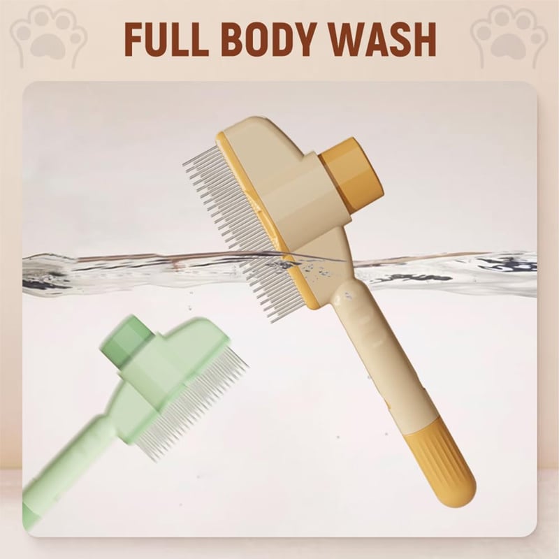 🔥LBMLBM™Self-cleaning Pet Flea Comb Grooming Brush-reduces shedding mess