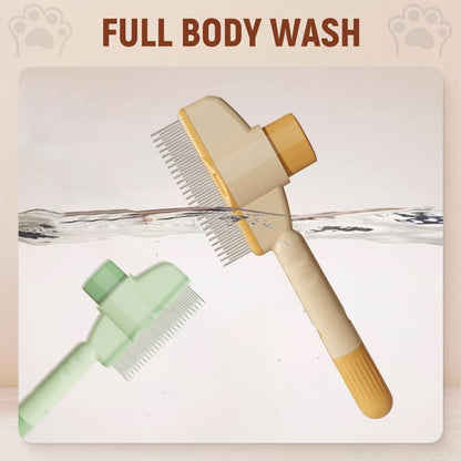 🔥LBMLBM™Self-cleaning Pet Flea Comb Grooming Brush-reduces shedding mess