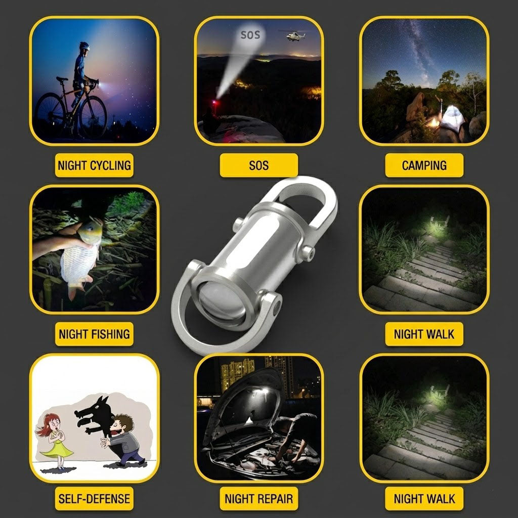 LBMLBM™Super Bright Mini Keychain Flashlight Waterproof