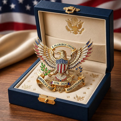 LBMLBM™US 250th Anniversary Brooch Pin-Celebrate 250 Years of American Freedom