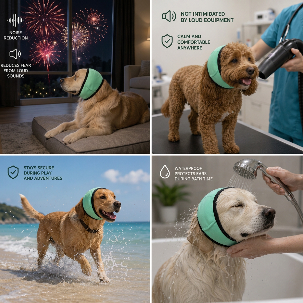 LBMLBM™ Dog Ear Muffs - Help Your Dog Feel Safe During Loud, Stressful Moments