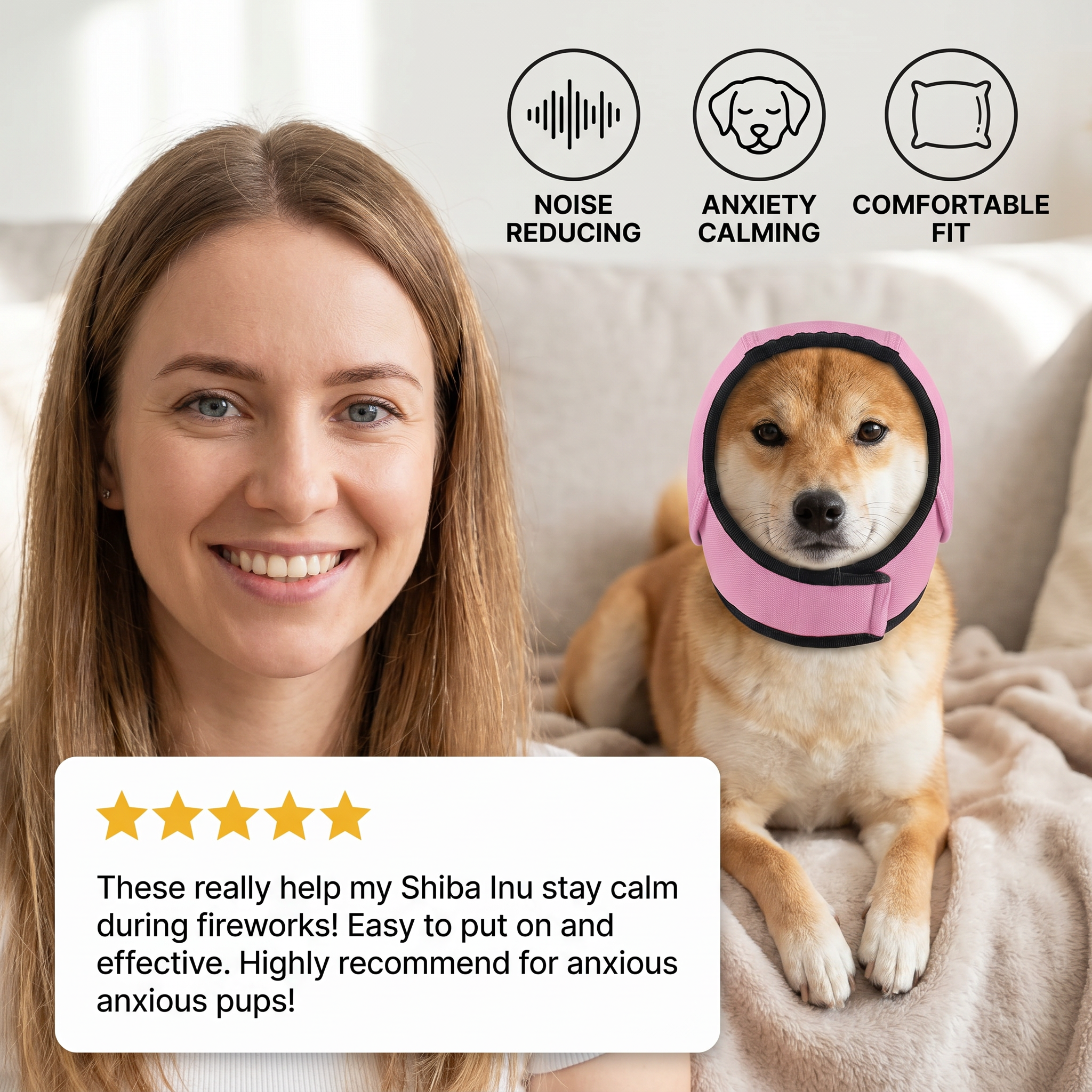 LBMLBM™ Dog Ear Muffs - Help Your Dog Feel Safe During Loud, Stressful Moments